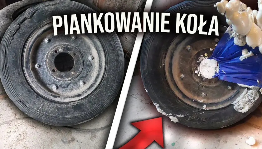 Czym wypełnić koło od taczki, aby uniknąć przebicia i poprawić komfort?